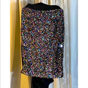 Sequin Pencil Skirt